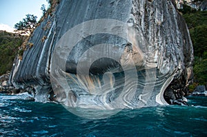 Marmol Cathedral rock formation, Carretera Austral, HIghway 7, C photo