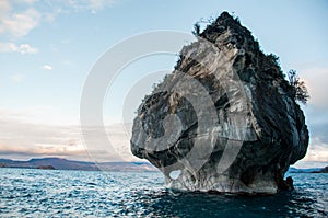 Marmol Cathedral rock formation, Carretera Austral, HIghway 7, C photo