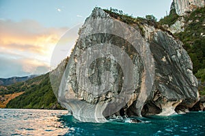 Marmol Cathedral rock formation, Carretera Austral, HIghway 7, C photo