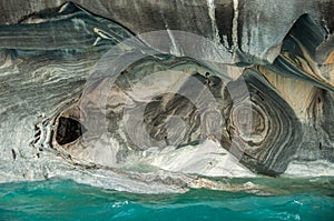 Marmol Cathedral rock formation, Carretera Austral, HIghway 7, C photo