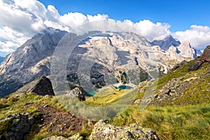 Marmolada glacier, Dolomites, Italy