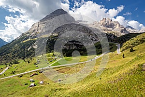 Marmolada glacier, Dolomites, Italy