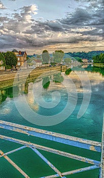 Marne river, France