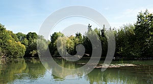 Marne river in paris suburbs