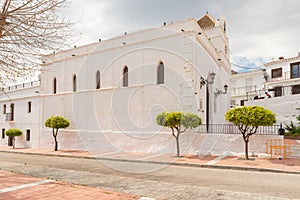 MARO, SPAIN - 03 MARCH 2022 Iglesia de Nuestra Senora de las Maravillas, church of Our lady of Wonders located at the Plaza de las