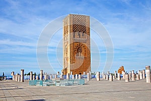 Marocco,Rabat. The Hassan Tower