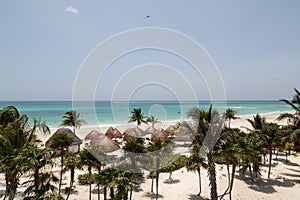 Maroma Beach Mexico. Ocean view.