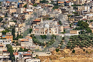 Maronite church in Jish settlement in Upper Galilee Israel