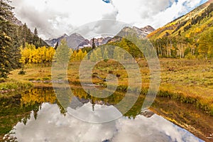 Maroon Bells Fall Reflection