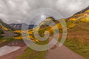 Maroon Bells Fall Reflection