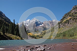 Maroon Bells and Maroon Lake