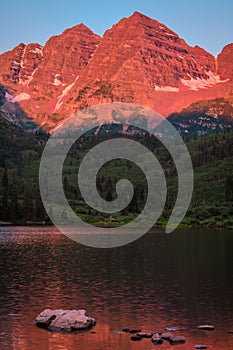 Maroon Bells Mountain Landscape