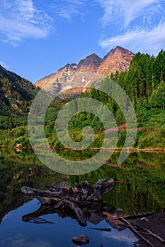 Maroon Bells Mountain Landscape