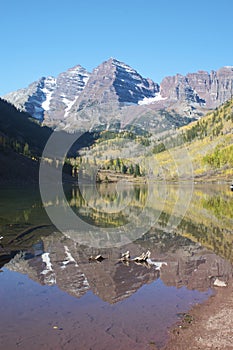 Maroon Bells reflection