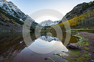 Maroon Bells Sunrise Aspen Colorado photo