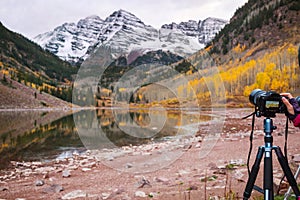 Maroon lake