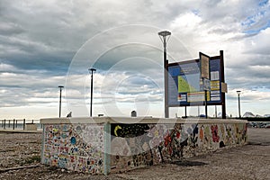 Marotta, the mosaic on the wall