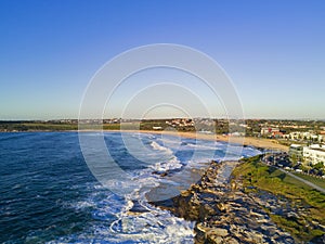 Maroubra Beach aerial view
