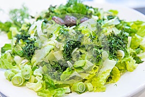 Maroulosalata Greek Lettuce Salad