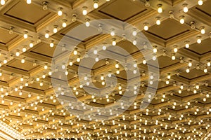 Marquee Lights on Broadway Theater Ceiling