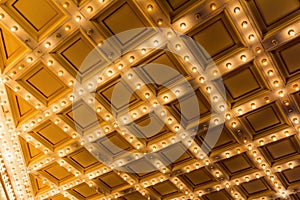 Marquee Lights on Theater art deco retro Ceiling