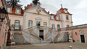 Marques de Pombal Palace, built in second half of the 18th century in Baroque and Rococo styles, Oeiras, Lisbon, Portugal