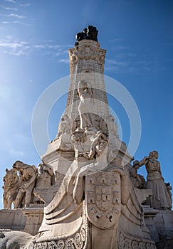 Marques de Pombal statue in Lisbon