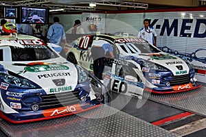 Marques and Pizzonia Stock Cars Interlagos Brazil