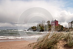 Marquette Lower Harbor Lighthouse