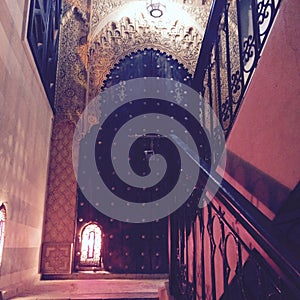 Marrakech door arabian style
