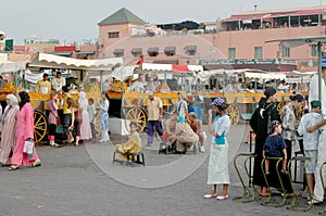 Jemaa el-Fnaa Square, Marrakech, Morocco.