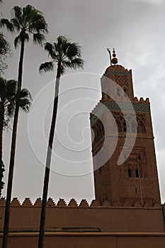 Marrakech nature landscapes in Morocco, Africa. Desert and mountains. Travel Morocco. Wanderlust. photo