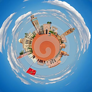 Marrakech tiny planet