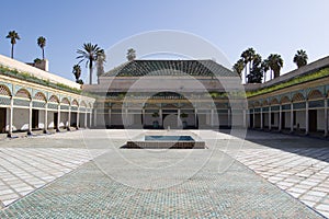 Marrakesh Bahia Palace patio photo
