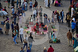Marrakesh Jemaa el Fnaa square attractions