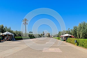 Marrakesh. Menara Garden, Marrakesh, Morocco.