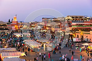 djemaa el fna square marrakesh morocco