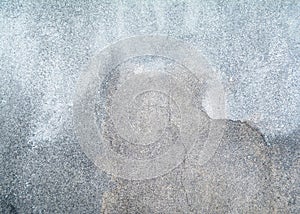 Marred grey concrete background