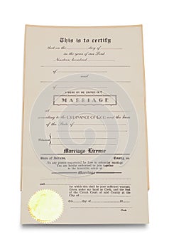 Marriage Certificate