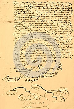 Marriage Contract dated 1656.