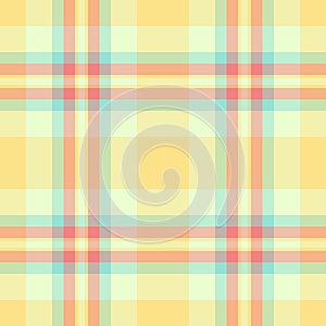 Marriage fabric background plaid, design pattern seamless texture. Ornament tartan check vector textile in light and yellow colors