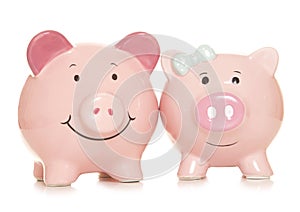 Marriage financial benefits piggy banks