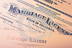 Marriage License