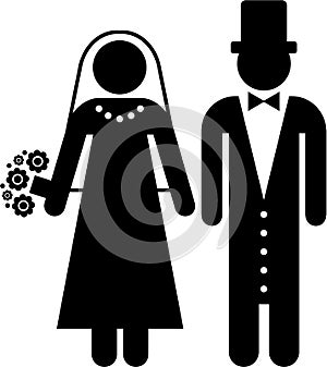 Casamiento pictograma 