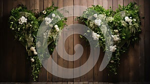 marriage wedding heart background