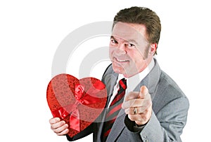 Married Man With a Valentine Heart