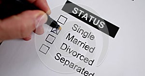 Married Marital Status