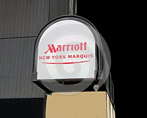 Marriott ny marquis sign