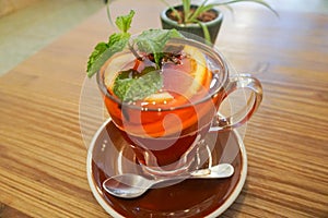 Marrocan Tea with Orange and Peppermint