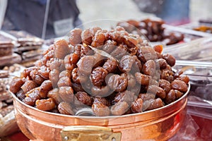 A marron glacÃÂ© plural marrons glacÃÂ©s is a confection, originating in southern France and northern Italy photo